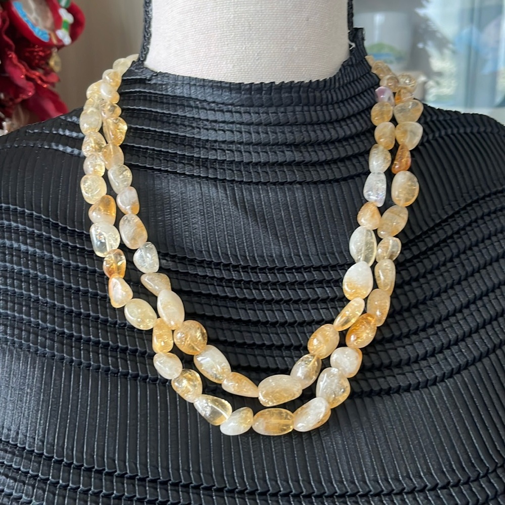 Genuine Citrine Necklace